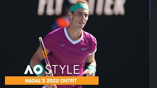 Rafael Nadals Australian Open 2022 Outfit  AO Style [upl. by Mou]