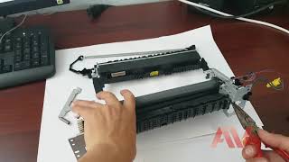 HP laserjet Pro M402dn how to printer fuser unit replace Remove fuser unit HP M402 printer [upl. by Townie]