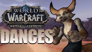 Vulpera amp Mechagnome Dances PreviewOrigins  Patch 83  Battle for Azeroth [upl. by Farro295]