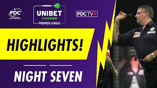 Premier League Darts Highlights  Night Seven [upl. by Nogras]