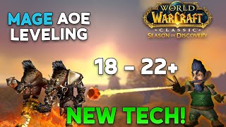 SoD  Insane Mage Aoe Guide Level 1822 NEW TECH [upl. by Ahsitil]