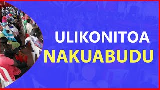 NIKIKUMBUKA ULIKONITOA NAPIGA MAGOTI NAKUABUDU [upl. by Oiluarb]