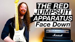 Face Down by The Red Jumpsuit Apparatus  Guitar Lesson amp Tutorial [upl. by Cosenza]