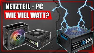 Wie viel Watt braucht mein PC  Netzteil berechnen RTX 3080 Beispiel [upl. by Kan81]