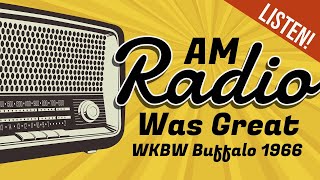 AM Radio Broadcast WKBW Buffalo January 23 1966 [upl. by Agan]