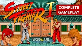 Street Fighter 1 1987  Complete Gameplay [upl. by Shear539]