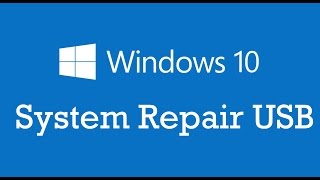 Windows 10 System Repair Disc USB Disc [upl. by Drexler]