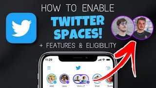 Twitter Spaces  How to Enable Twitter Spaces [upl. by Eliak120]