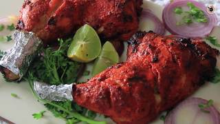 Chicken Tandoori Recipe  Restaurant Style Homemade Chicken Tandoori  Easy Chicken Recipes [upl. by Orodisi]