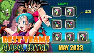 Best Teams Global  MAY 2023 Edition  Dragon Ball Z Dokkan Battle [upl. by Nevets]