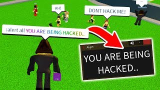 TROLLING FANS AS A quotHACKERquot WITH ADMIN Roblox [upl. by Haggar]