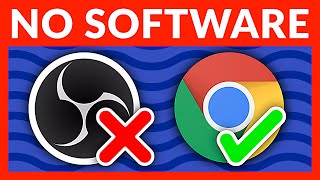 How to live stream without software  OBS alternative [upl. by Francoise771]