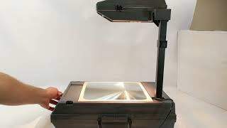 3M 2000 AG Overhead Projector Portable Briefcase  Pinehog [upl. by Yemirej]