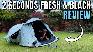 Fresh amp Black 2 Seconds Pop Up Tent TESTS amp REVIEW [upl. by Ahsinav]