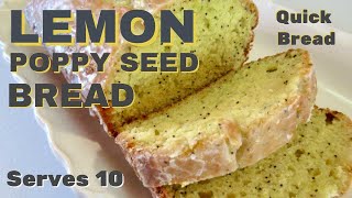 LEMON POPPYSEED BREAD  OldFashioned STYLE  DIY for Beginners [upl. by Novar]