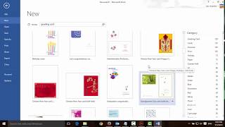 How to Make Greeting Cards with Microsoft Word [upl. by Petulah]