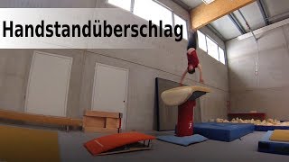 Handstandüberschlag über den Sprungtisch lernen  Tutorial [upl. by Danialah]