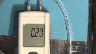 Checking HVAC filter pressure drop [upl. by Suivart646]