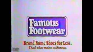 Famous Footwear Commercial 1992 [upl. by Dnarud286]