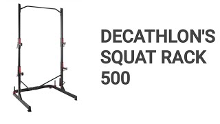 Decathlons SQUAT RACK 500 Assembly amp Review [upl. by Anrak]