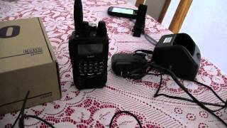 How to Program the Alinco DJG7 HT radio [upl. by Ahkos]