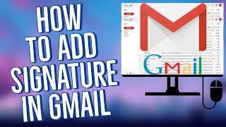 How to Add Signature in Gmail [upl. by Nennerb]