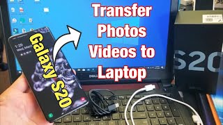 Galaxy S20  S20 How to Transfer  Move Photos amp Videos to Computer Laptop PC [upl. by Lavotsirc999]