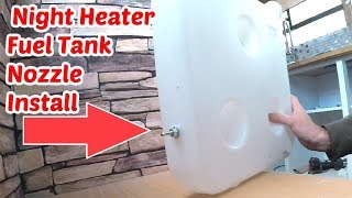 How To Fit Diesel Heater Fuel Tank Nozzle Quick amp Easy [upl. by Eidnar]