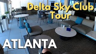 Delta Sky Club Tour  Atlanta [upl. by Cowles113]