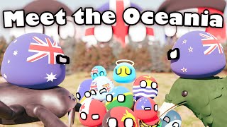 Meet the Oceania  3D Countryballs [upl. by Akimas181]