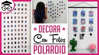 DIY  Ideas Para Decorar Con Fotos Polaroid  Instantáneas Room Decor  Sandy Olivera [upl. by Nellek445]