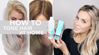 How to Professionally Tone Hair At Home [upl. by Yarvis282]