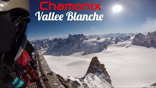 Chamonix White valley La Vallee Blanche skiing [upl. by Clerk]