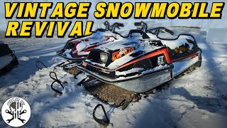 Will this ABANDONED Snowmobile RUN amp RIDE Again  How to Make an Old Sled Reliable [upl. by Wash]