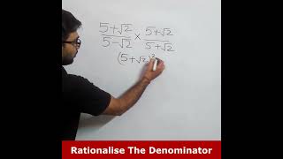 Rationalise The Denominator  Class 9  Maths  ANANDS ACADEMY  Vikas Anand Sir shorts [upl. by Annayram875]