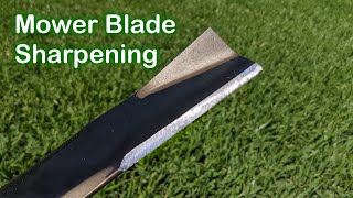 How To Sharpen Lawn Mower Blades [upl. by Ardnasella]