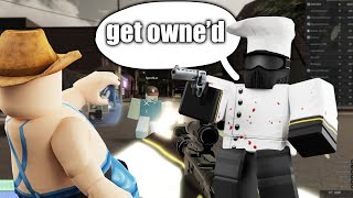 i bullied flamingo in criminality  ROBLOX [upl. by Ateuqirne731]