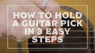 How to Hold and Use a Guitar Pick with Mark TheGuitarGuy [upl. by Ynnij]