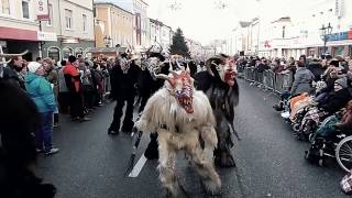 Perchtenlauf Mattighofen Krampusse und Hexen  Traditionelle Kultur in Österreich Extreme Action [upl. by Faust]