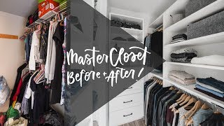 Design Tips For A Small WalkIn Closet  Closet Makeover  Organization [upl. by Bettzel]