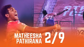 Matheesha Pathiranas MALINGA moment I 29 I Bangla Tigers I Abu Dhabi T10 I Season 4 [upl. by Olifoet]