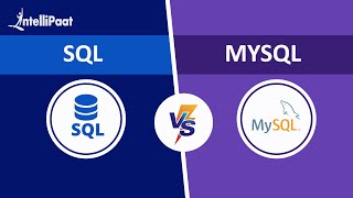 SQL vs MySQL  Difference between SQL and MySQL  Intellipaat [upl. by Alecram]