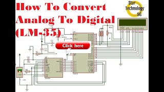 Microcontroller 8051 Project 37 How To Interface ADC  LM 35 Temperature Sensor [upl. by Sheaff775]