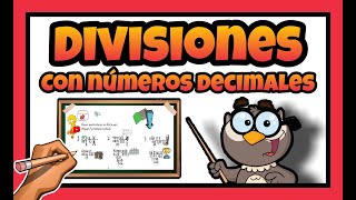 🔴 Como hacer DIVISIONES con DECIMALES PARA NIÑOS [upl. by Granlund659]