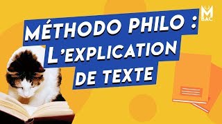 Méthode Bac  Philo lexplication de texte [upl. by Am497]