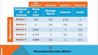 Multi Criteria Decision Analysis [upl. by Althea397]