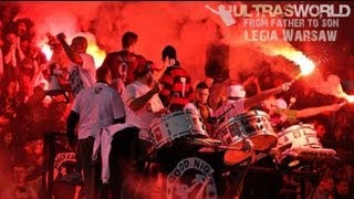 Legia Warsaw  worldofultras [upl. by Orecul]