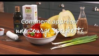 Comment apprêter une courge spaghetti [upl. by Lindsay]