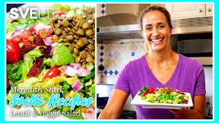 Healthy amp Fresh Lentil Salad Recipe  Svelte Recipes [upl. by Rombert]