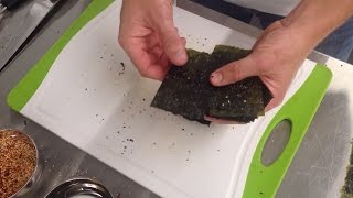 How to Make Roasted Seaweed Snacks  Cooking Light [upl. by Neyr]